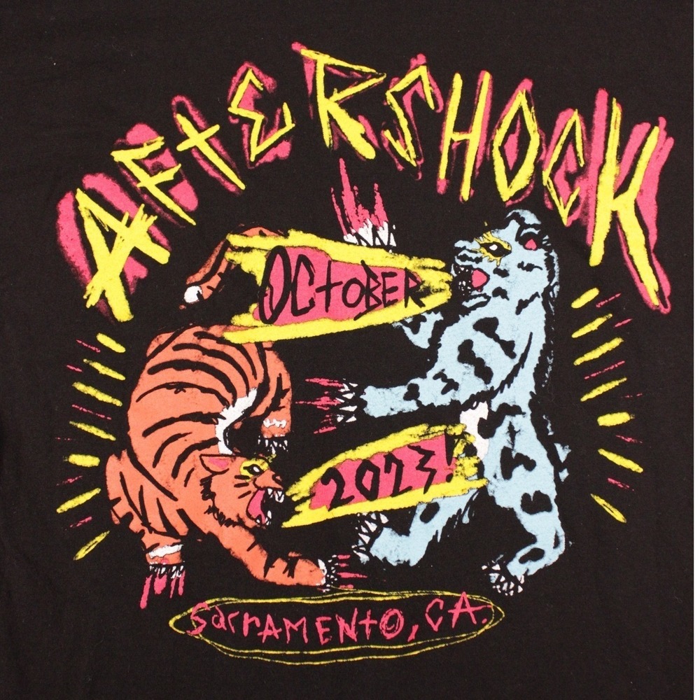 Aftershock‎ Festival 2023 Band Tee Small Black Rock Metal Concert Shirt